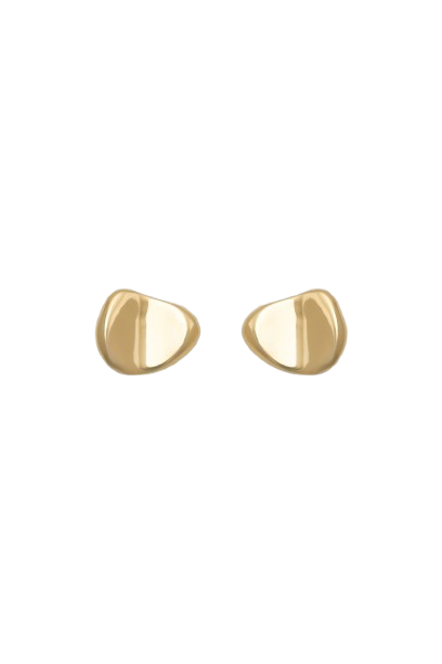 Carmen Dome Earrings Gold