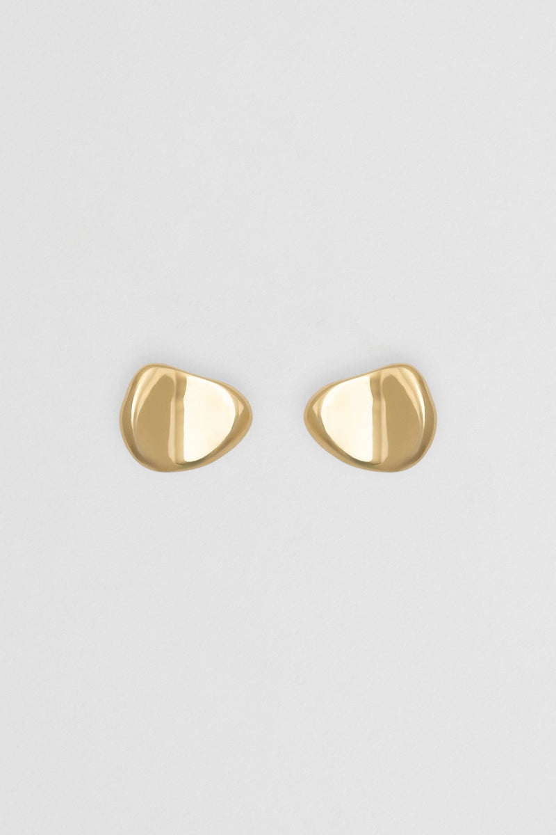 Carmen Dome Earrings Gold