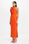 Hawkley Midi Dress Rosso