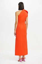 Hawkley Midi Dress Rosso