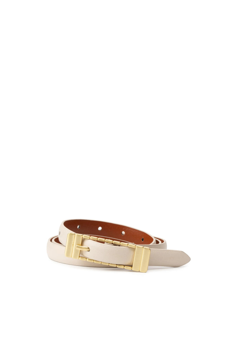 The Marzi Belt Ecru