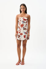 Alba Mini Dress Cactus Bloom Sand