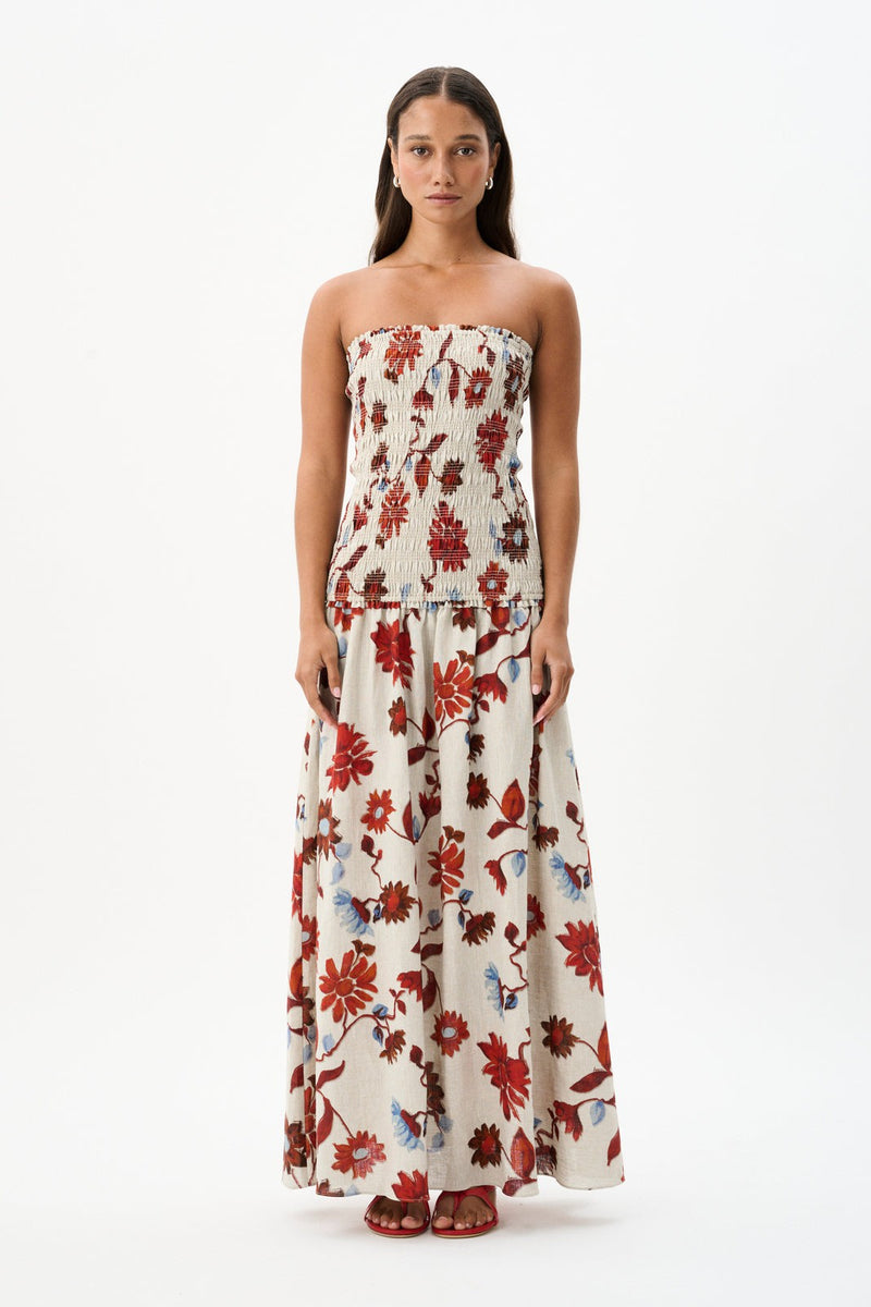 Millie Dress Cactus Bloom Sand