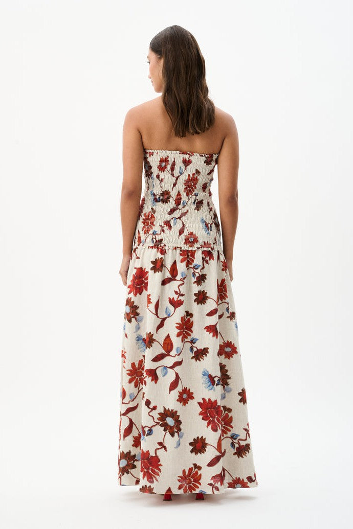 Millie Dress Cactus Bloom Sand