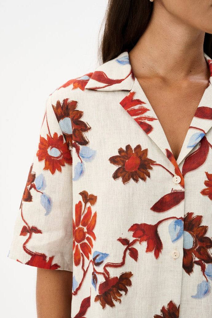 Cruz Shirt Cactus Bloom Sand