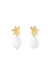 Starfish Pearl Drops Gold