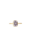 Emerald Cut Solitaire Ring Gold