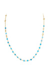 Blue Grotto Antique Necklace Gold