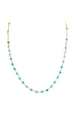 Blue Grotto Antique Necklace Gold