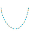 Blue Grotto Antique Necklace Gold