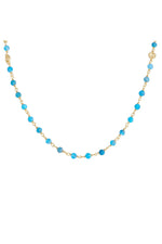 Blue Grotto Antique Necklace Gold