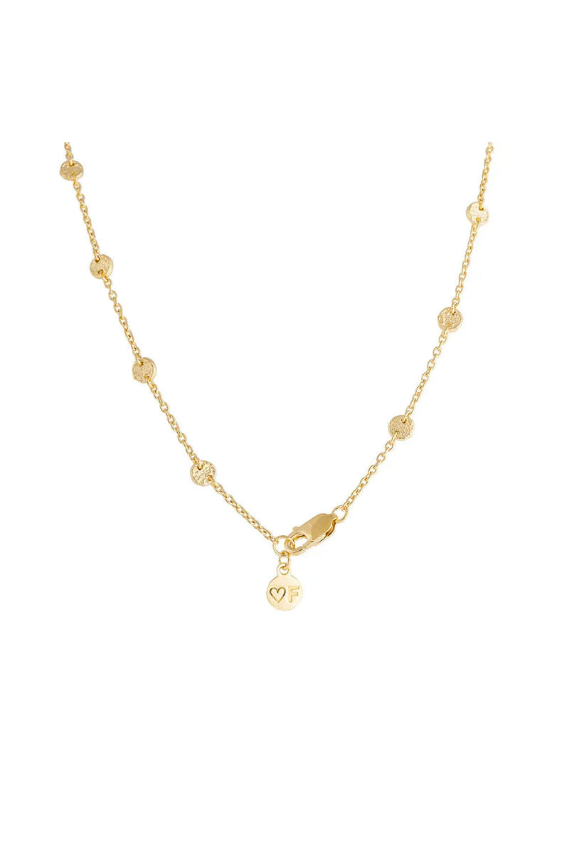 Blue Grotto Antique Necklace Gold