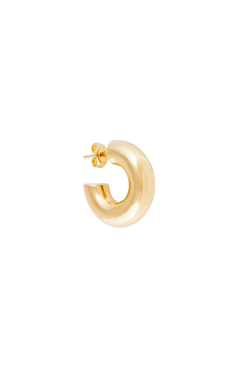 Bold Gold Midi Hoops