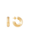 Bold Gold Midi Hoops