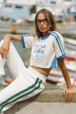 Palma Cropped Tee Snow