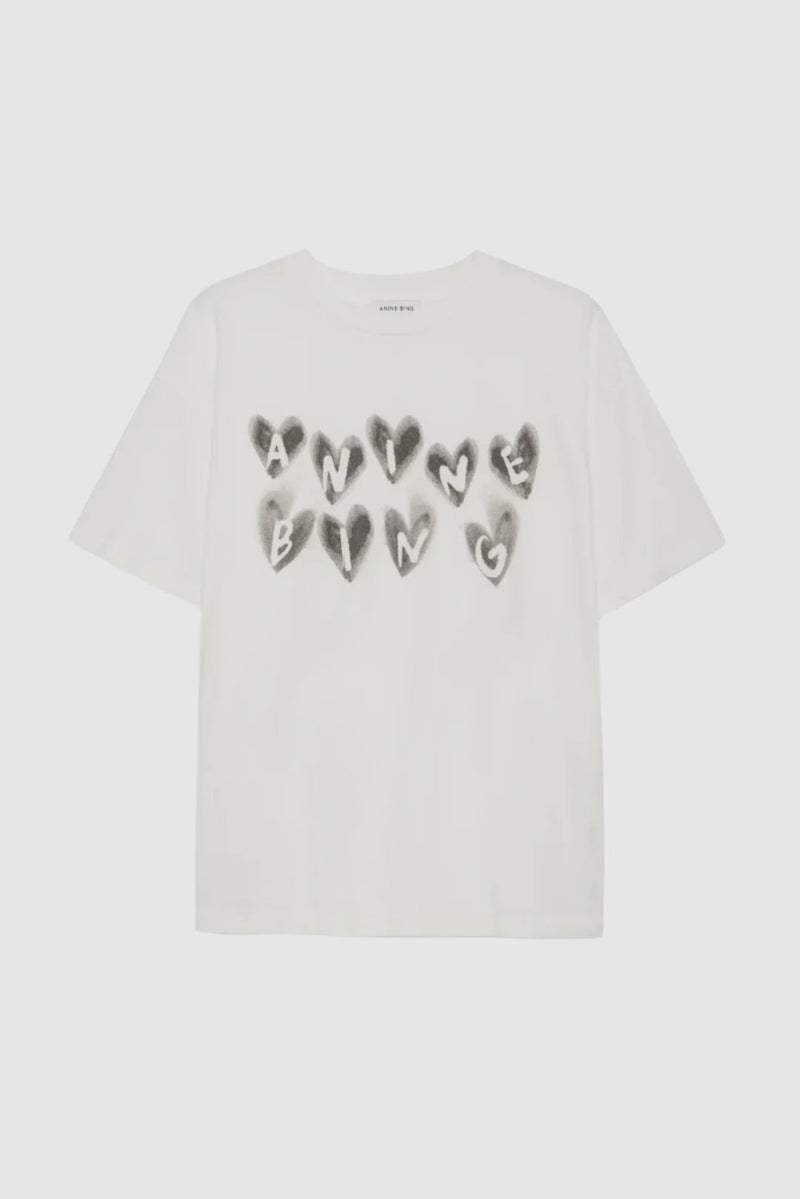 Cade Tee Hearts Ivory