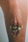 Large Mungbean Ring Brass