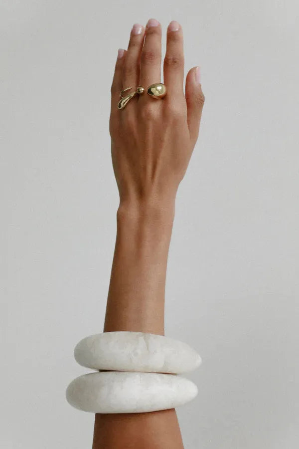 Large Mungbean Ring Brass