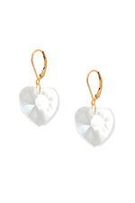 Glass Heart Earrings