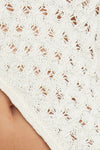 Brooke Long Sleeve Asym Knit Top Ivory