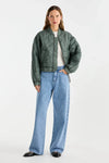 Magnolia Quilted Jacket Olive