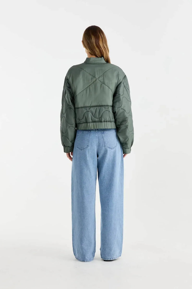 Magnolia Quilted Jacket Olive