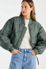 Magnolia Quilted Jacket Olive