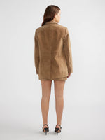 Ana Suede Blazer Toffee
