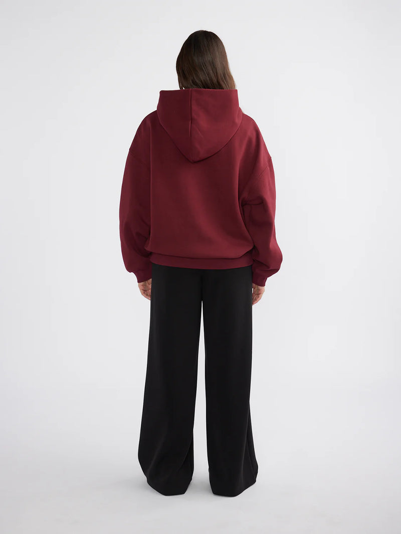 Varsity Hoodie Burgundy
