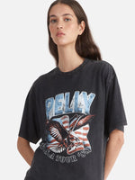 Pelly Tour Relaxed Tee Vintage Black
