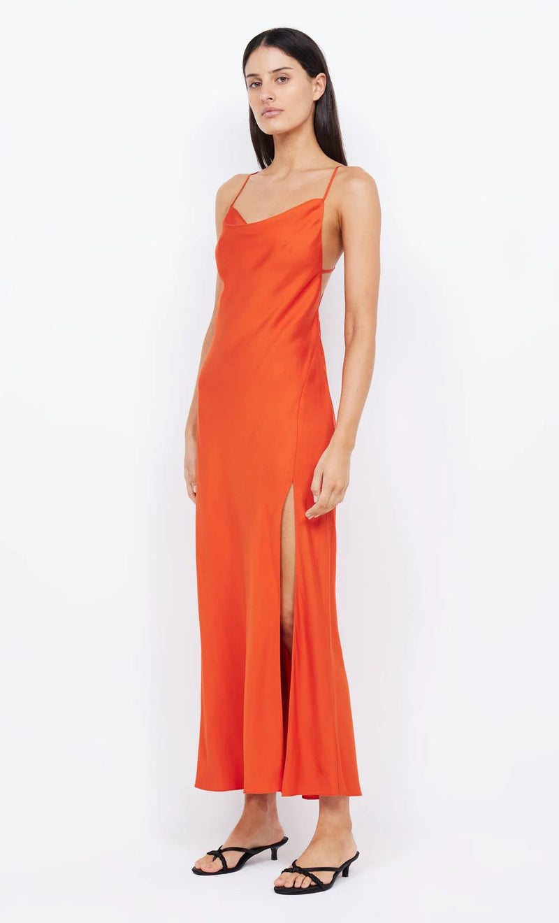 Ainsley Tie Maxi Dress Spice