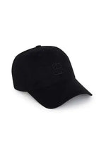 Jeremy Baseball Cap Framed Monogram Black