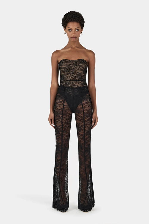 Jillian Lace Pant Black