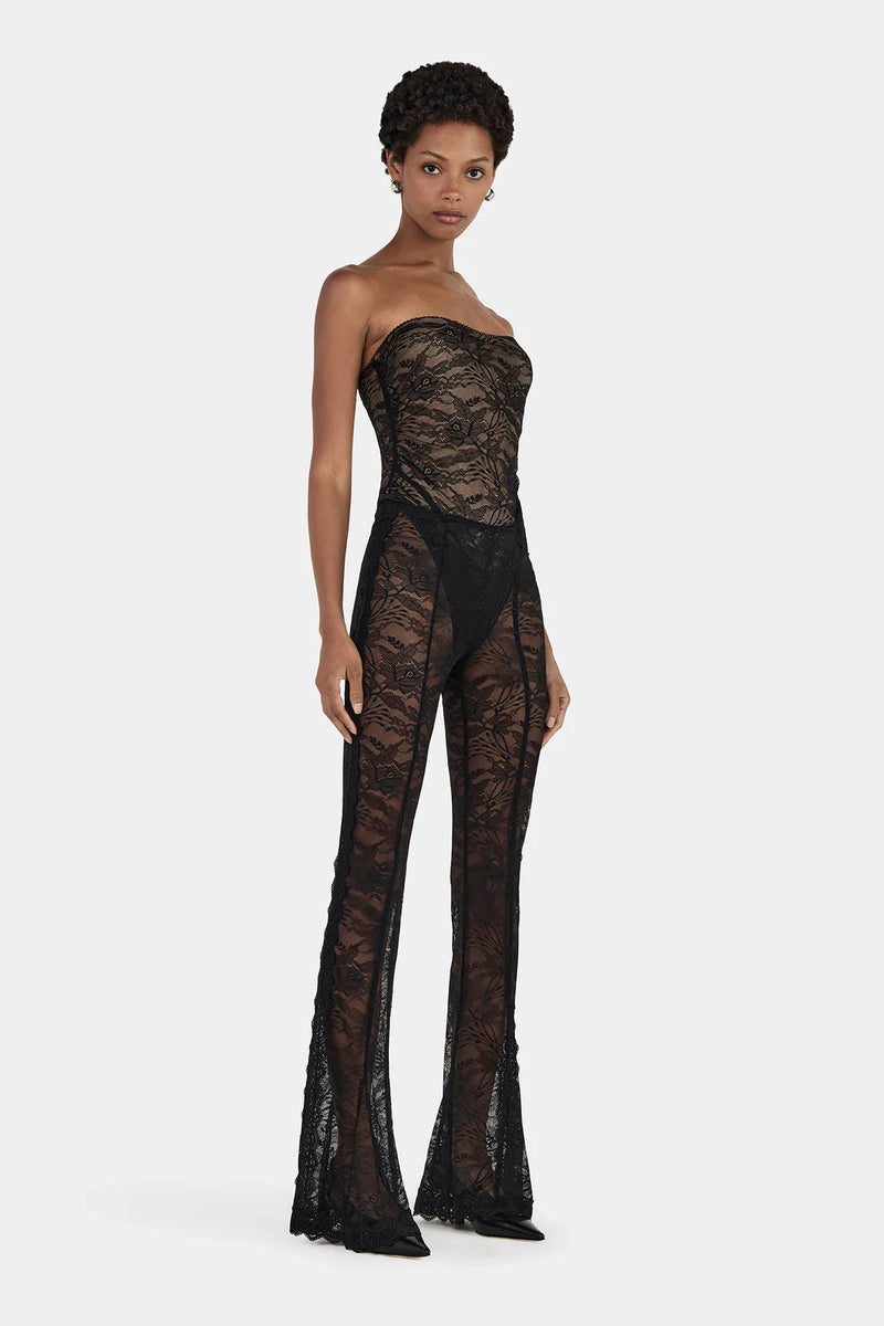 Jillian Lace Pant Black