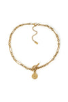 Fleur De Lis Gold Necklace