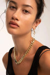 Attitude Statement Curb Chain 18K Gold Plating