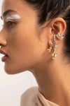 S-Bend Earrings 18K Gold Plating
