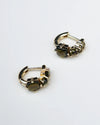 Fantasy Gemstone Huggies Peridot Small 18K Gold Plating