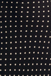 Houston Lace Back Maxi Dress Noir Polka
