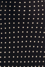 Houston Lace Back Maxi Dress Noir Polka