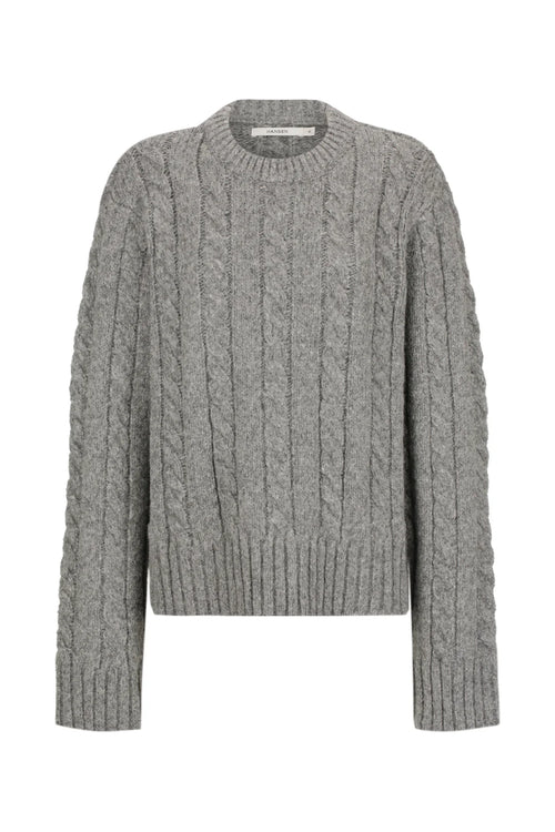 Stevie Knit Jumper Grey Marle