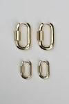 Disengage XL Hoops 18K Gold Plating