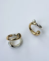 Double Trouble Hoop Earrings