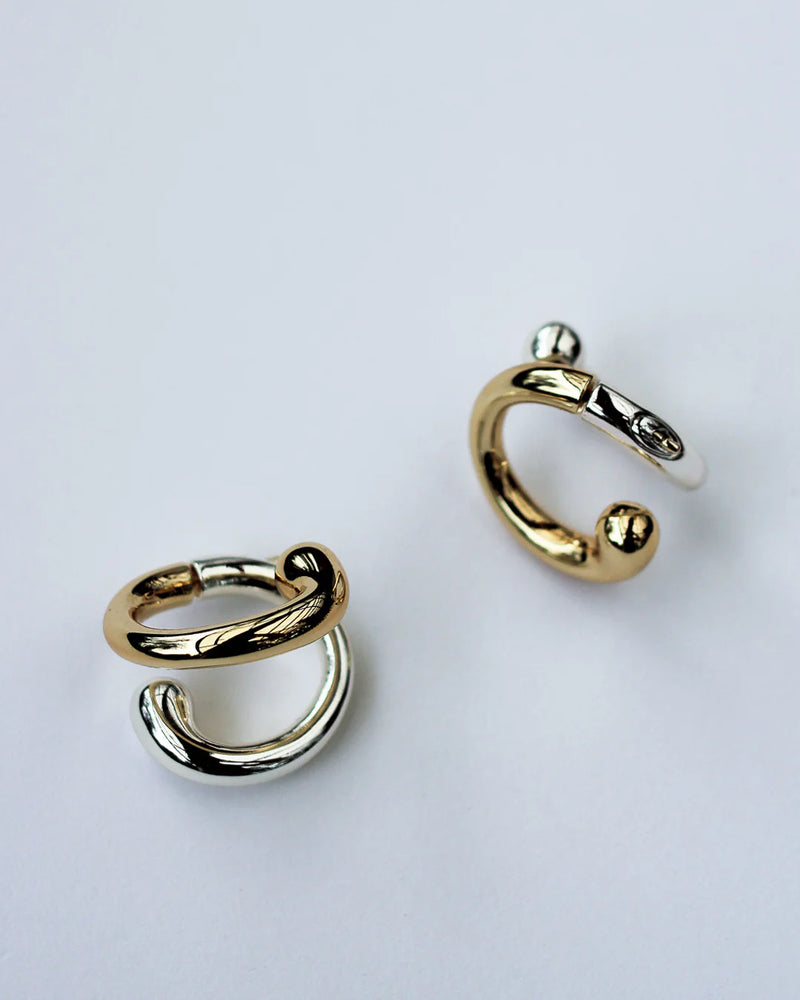 Double Trouble Hoop Earrings