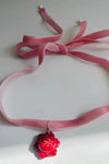 Rose Velvet Necklace