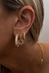The Reversible Amalfi Hoops Gold
