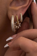 The Reversible Amalfi Hoops Gold