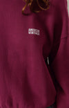 Izubird Sweatshirt Vintage Burgundy