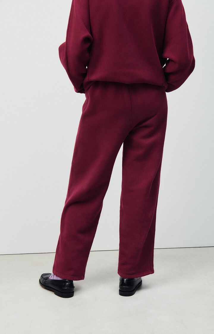 Izubird Wide Leg Joggers Vintage Burgundy