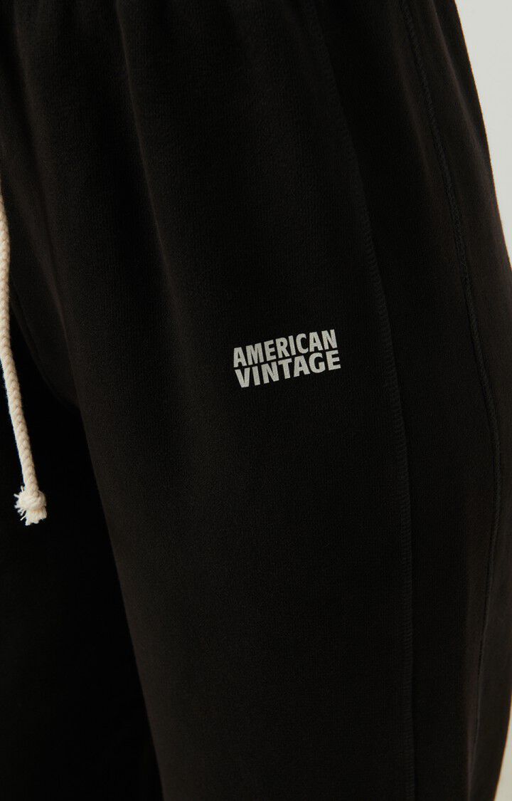 Izubird Wide Leg Joggers Vintage Liquorice